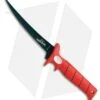 Bubba Blade 13" Tapered Flex Fillet Fixed Blade Knife Red Rubber (7" Black)