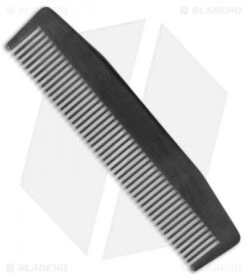 Chicago Comb Co. Model 3 Stainless Steel Comb - Black