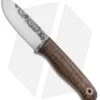 Fiddleback Forge Bushcrafter Fixed Blade Knife Curly Ash (3.88" Satin)