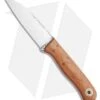 Fiddleback Forge Bushraptor Fixed Blade Knife Natural Micarta (3.5" Satin)