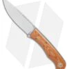 Fiddleback Forge CR-1 Fixed Blade Knife Natural Micarta (3.8" Satin)