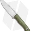 Fiddleback Forge Duke Fixed Blade Knife Evergreen Burlap (5.5" Satin)
