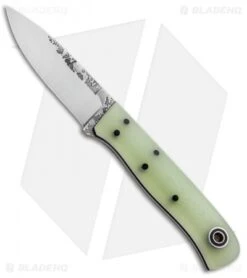 Fiddleback Forge Hiking Buddy Fixed Blade Knife Spearmint G-10 (3.125" Satin)