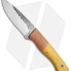 Fiddleback Forge Hunter Knife Natural Micarta/Burlap (4.5" Satin)