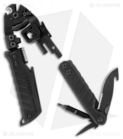 Gerber Cable Dawg Multi-Tool (Black) Brown Sheath 30-000397 - Image 2