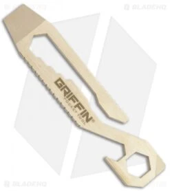 Griffin 11 In 1 Brass Pocket Tool (Satin)