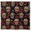 Hanks By Hank 10" X 10" Handkerchief - Autumn Sugar Skull