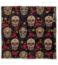 Hanks By Hank 10" X 10" Handkerchief - Autumn Sugar Skull