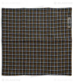 Hanks By Hank 10" X 10" Handkerchief - Mustard Plaid