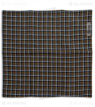 Hanks By Hank 10" X 10" Handkerchief - Mustard Plaid