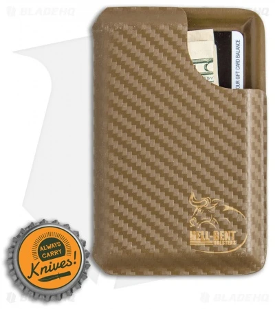 Hell-Bent Holsters Carbon Fiber Wallet (Coyote Tan) - Image 3
