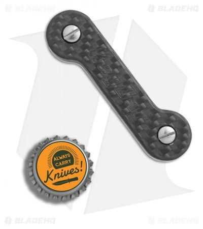 KEY-BAR Spartan Carbon Fiber/Aluminum Premium Pocket Key Holder/Organizer - Image 3