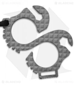 Koch Tools Solo 2.0 EDC Keychain Pocket Tool - Frag Blasted Titanium