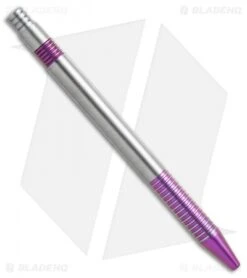 Matthew Martin Tactical 375 Series Unique #3 Purple Ano Titanium Click Pen