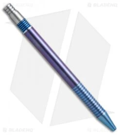 Matthew Martin Tactical 375 Series Unique #7 Blue/Purple Ano Titanium Click Pen