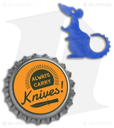 RB Tools & Design Nano "Carl" Titanium Keychain Pocket Tool - Blue - Image 3