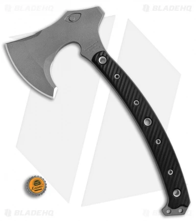 RMJ Tactical Berserker 15" Tomahawk Axe - Black G-10 - Image 4