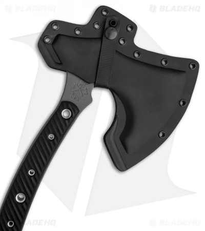 RMJ Tactical Berserker 15" Tomahawk Axe - Black G-10 - Image 3