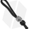 Schmuckatelli Mind Skull Diamond Knot Bead Zipper Pull (Pewter)