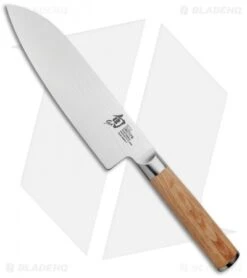 Shun Classic Blonde 7" Santoku Kitchen Knife Pakkawood