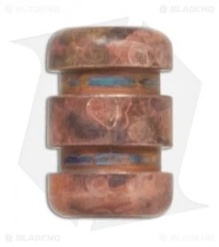 TiSurvival Grooved Copper Lanyard Bead - Patina