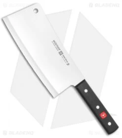 Wusthof Cleaver Kitchen Knife Black (8" Satin)