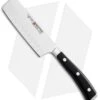Wusthof Classic Ikon 5" Hollow Edge Nakiri Kitchen Knife Black Polymer