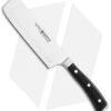 Wusthof Classic Ikon 7" Hollow Edge Nakiri Kitchen Knife Black Polymer