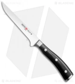Wusthof Classic Ikon 5" Boning Kitchen Knife Black Polymer