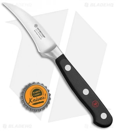 Wusthof Classic 2.75" Peeling Kitchen Knife Black Polymer - Image 2