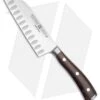 Wusthof Ikon 5" Hollow Edge Santoku Kitchen Knife Grenadill Wood