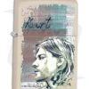 Zippo Lighter Matte Cream Kurt Cobain Profile 11372