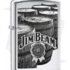 Zippo Lighter Jim Beam Barrels (High Polish Chrome) 11841