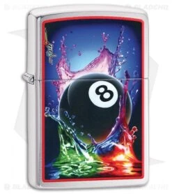 Zippo Lighter Mazzi Magic 8 Ball (High Polish Chrome) 11819