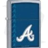 Zippo Lighter Street Chrome MLB Atlanta Braves 11494