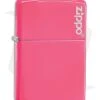 Zippo Lighter Neon Pink Zippo Logo 11465