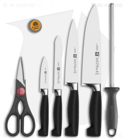 Zwilling Four Star 7-Piece Kitchen Knife Block Set - Image 10