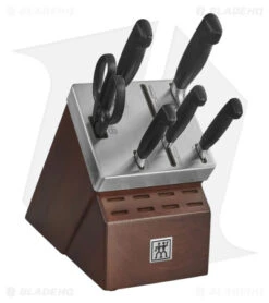 Zwilling Four Star 7-Piece Kitchen Knife Self-Sharpening Block Set