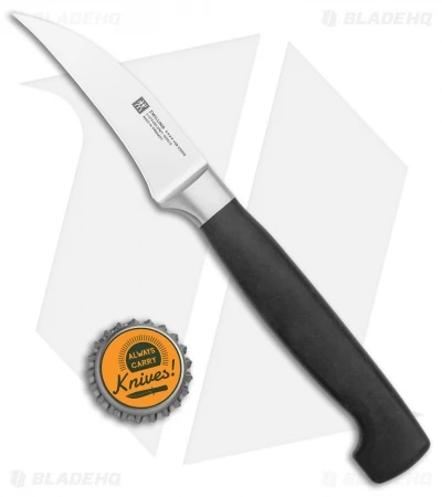 Zwilling Four Star 2.75" Peeling Kitchen Knife Black Polymer - Image 4