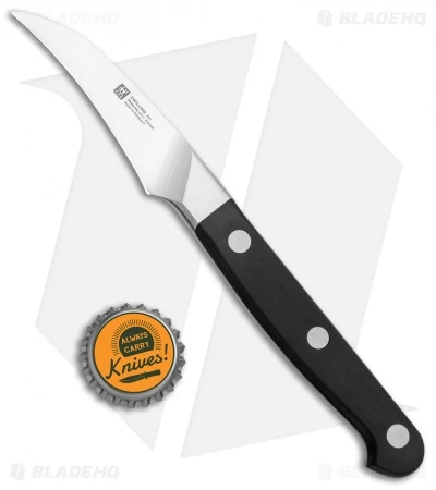 Zwilling Pro 2.75" Peeling Kitchen Knife Black Three Pin - Image 4