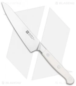 Zwilling Pro Le Blanc 5.5" Utility Prep Kitchen Knife White Three Pin