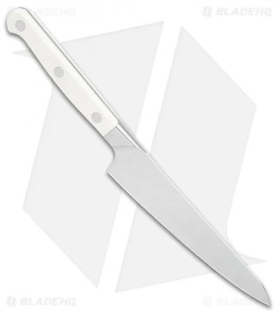 Zwilling Pro Le Blanc 5.5" Utility Prep Kitchen Knife White Three Pin - Image 2