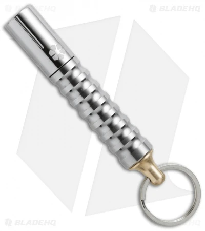 Prometheus Beta QRV2 Electroless Nickel Flashlight W/ Quick-Release Keychain