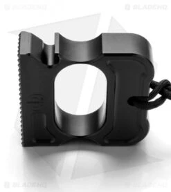 DB Customs Tenderizer Dual Knuck Bottle Opener EDC Keychain Black Aluminum