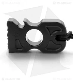 DB Customs Small Stupid Stamp Single Knuck Bottle Opener Keychain Black Aluminum