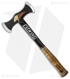 Estwing Black Eagle Double Bit Axe W/ Leather Handle