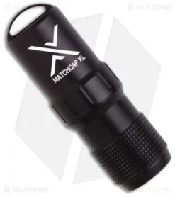 Exotac MATCHCAP XL Survival Matchcase Waterproof Capsule (Black)