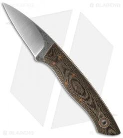 Fiddleback Forge Bushcraft Karda Knife OD Camo Micarta (2.625" Satin)