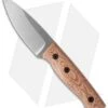 Fiddleback Forge Production Bushfinger Natural Canvas Micarta (4" Stonewash)