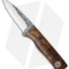 Fiddleback Forge Bear Cub Fixed Blade Knife Afzelia Wood (3.25" Satin)